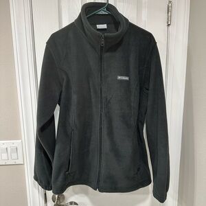 Columbia Charcoal Full-Zip Fleece Jacket